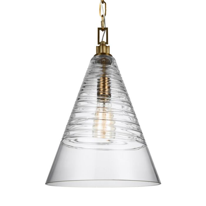 Elmore Pendant Light in Burnished Brass by Sean Lavin