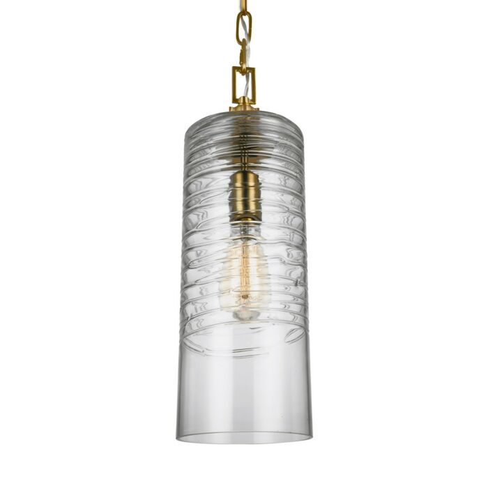 Elmore Pendant Light in Burnished Brass by Sean Lavin