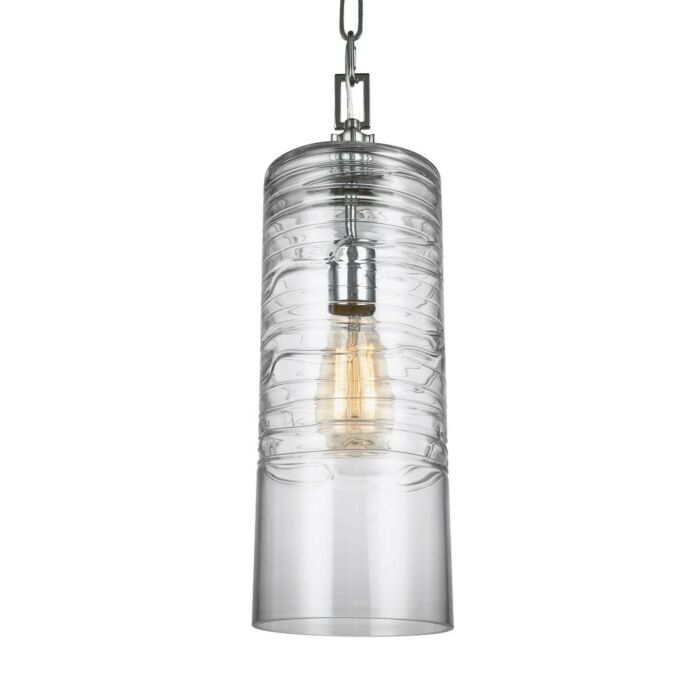 Elmore Pendant Light in Chrome by Sean Lavin