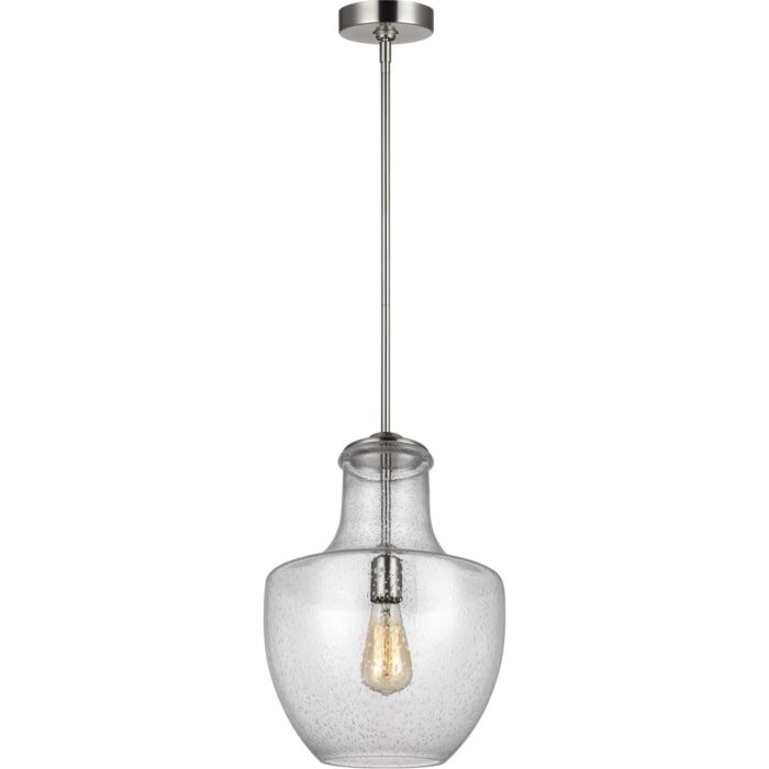 Sea Gull Lighting Baylor 62 75 Inch Pendant in Satin Nickel