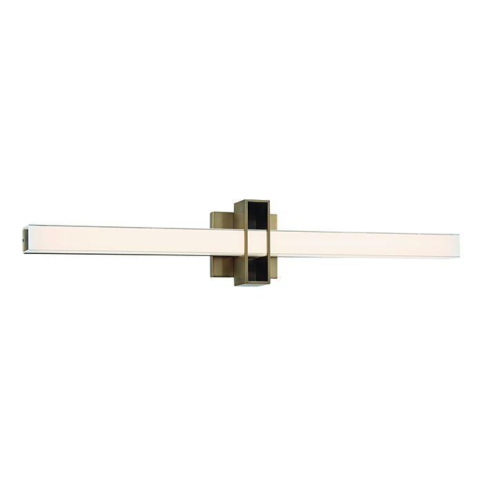 George Kovacs Major Bathroom Vanity Light in Aged Brass