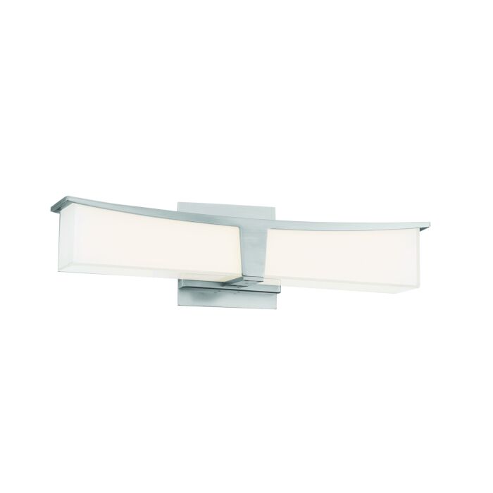 George Kovacs Plane Bathroom Vanity Light in Brushed Nickel