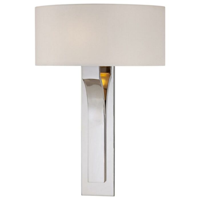 George Kovacs 17 Inch Wall Sconce in Polished Nickel