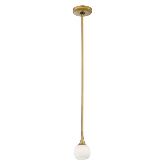 George Kovacs Pontil 4 Inch Pendant Light in Honey Gold