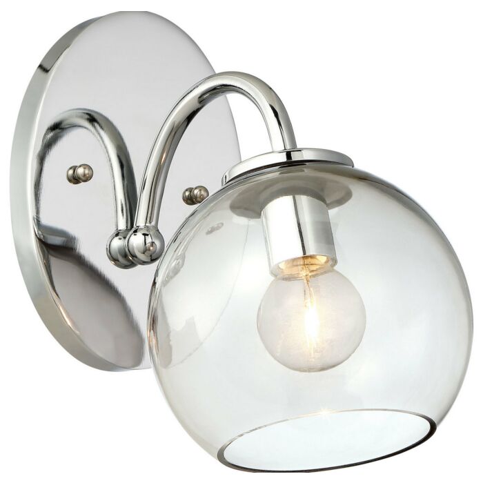 George Kovacs Exposed 6 Inch Bathroom Vanity Light in Chrome