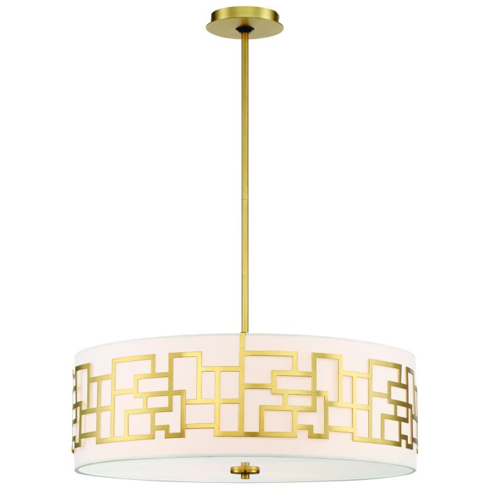 George Kovacs Alecia's Necklace 4 Light 24 Inch Pendant Light in Honey Gold