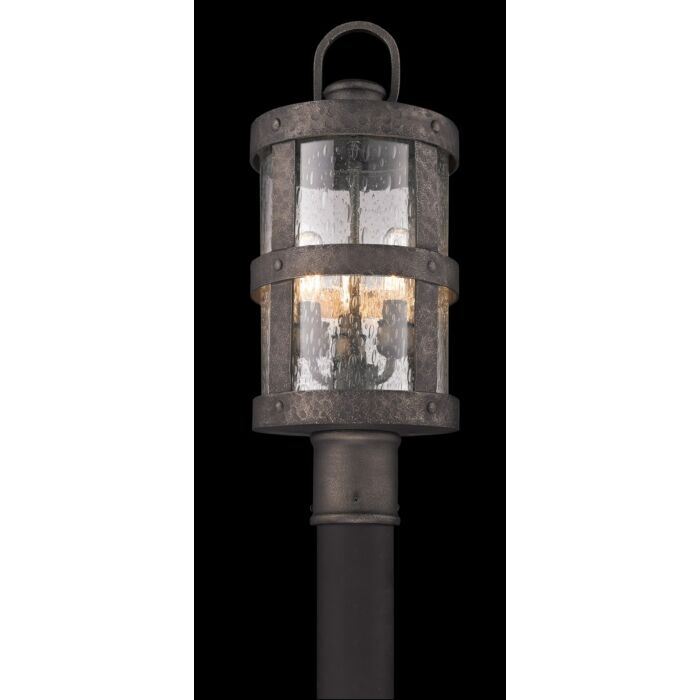 Troy Barbosa 3 Light 19 Inch Post Lantern in Barbosa Bronze