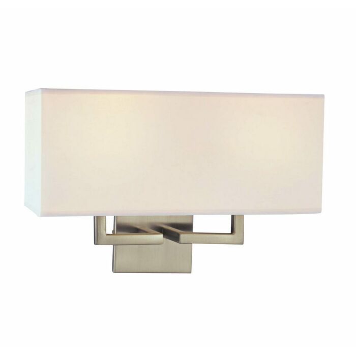 George Kovacs Rectangular Wall Sconce in Brushed Nickel