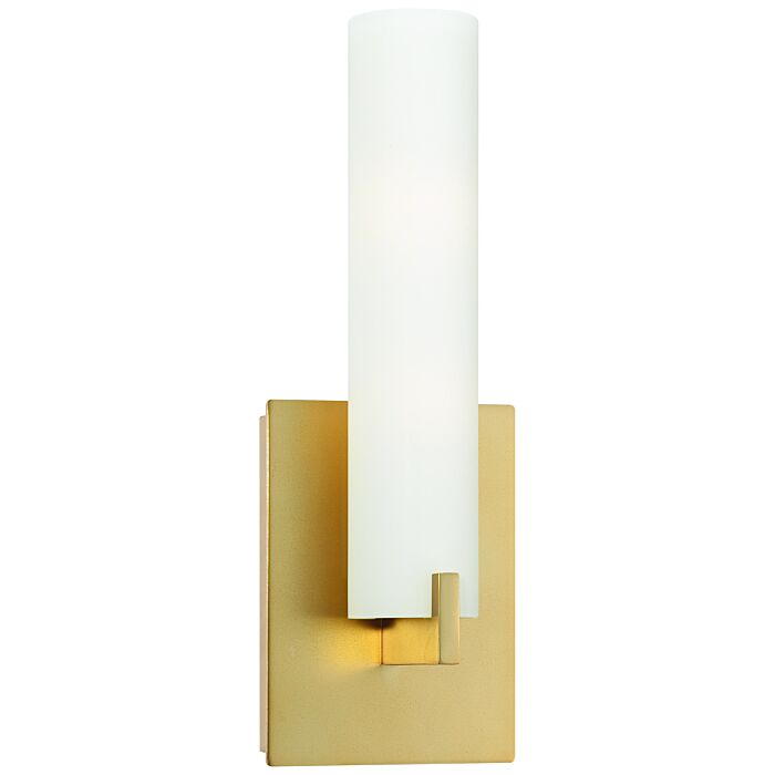George Kovacs Tube LED Wall Sconce in Honey Gold
