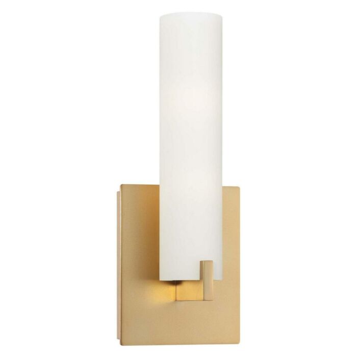 George Kovacs Tube 2 Light Wall Sconce in Honey Gold
