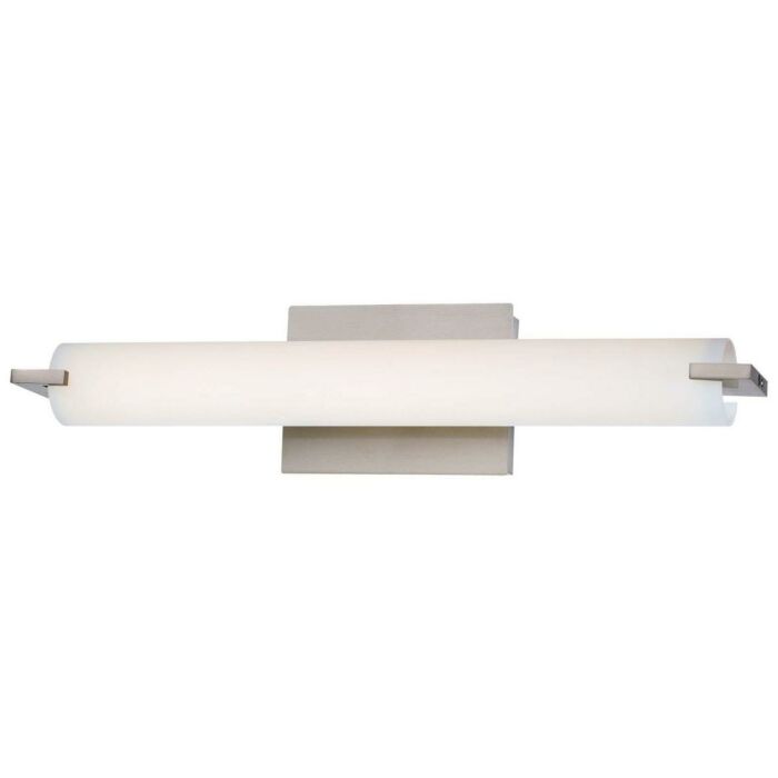 George Kovacs Tube LED Bathroom Vanity Light in Brushed Nickel
