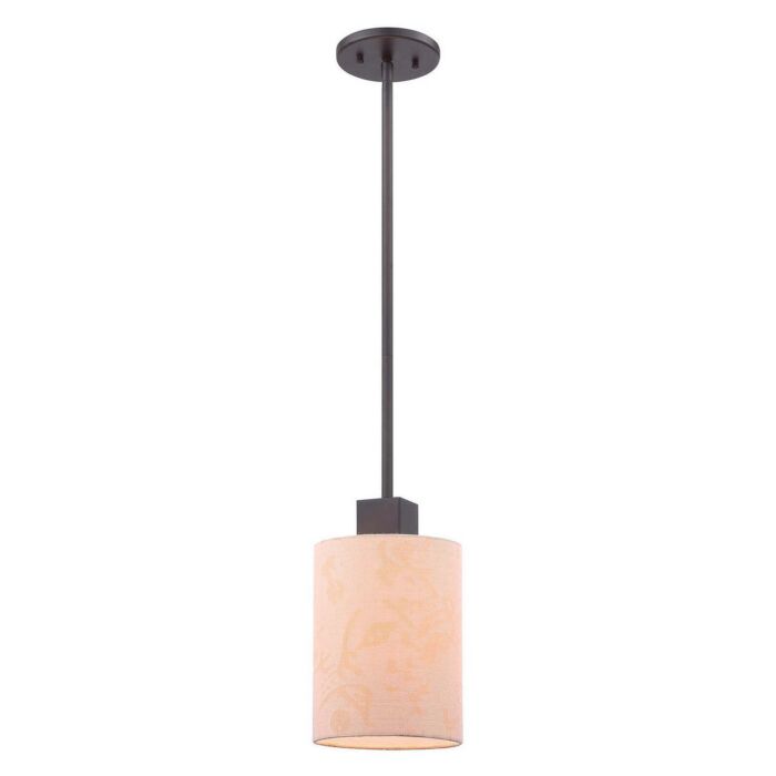 George Kovacs Kimono 6 Inch Pendant Light in Antique Dorian Bronze