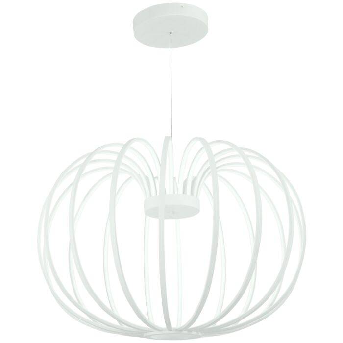George Kovacs Snow Sprite 18 Light 34 Inch Pendant Light in Matte White