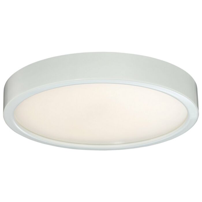 George Kovacs Disc LED Ceiling Light in White