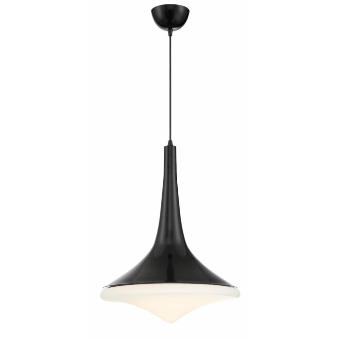 Craftmade 18" Pendant Light in Gloss Black