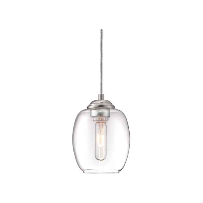 George Kovacs Bubble 6 Inch Pendant Light in Brushed Nickel