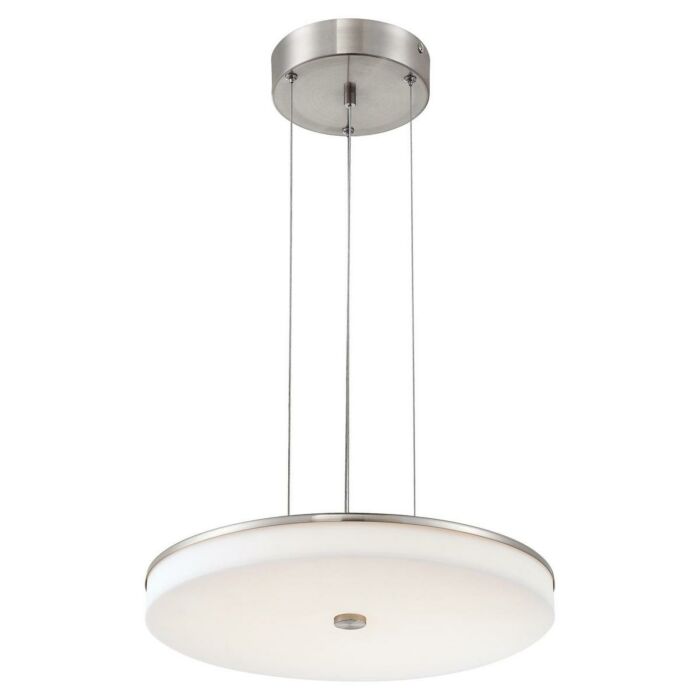 George Kovacs U.H.O. 15 Inch Pendant Light in Brushed Nickel
