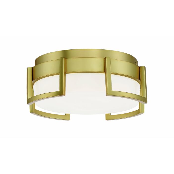 George Kovacs Bezel Set Ceiling Light in Honey Gold