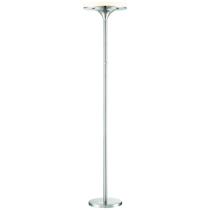 George Kovacs U.H.O. Modern LED Torchiere in Brushed Nickel