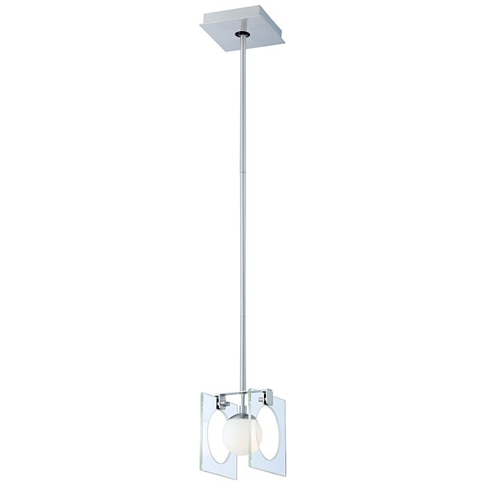 George Kovacs Hole In One Pendant Light in Brushed Nickel