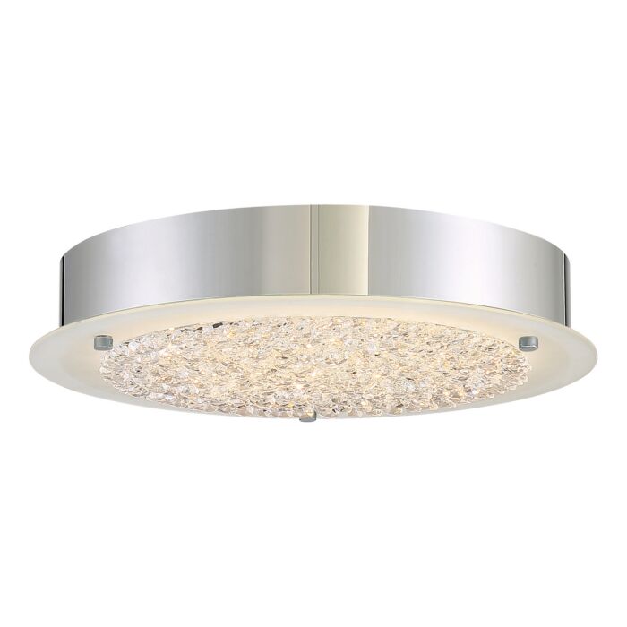 Quoizel Platinum Collection Blaze LED Flush Mount in Polished Chrome