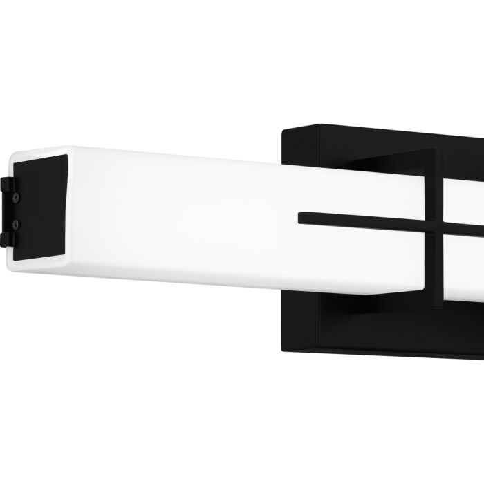 Giselle 0-Light Bathroom Vanity Light in Matte Black