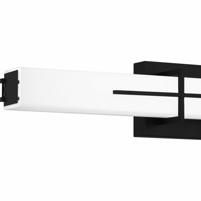 Giselle 0-Light Bathroom Vanity Light in Matte Black