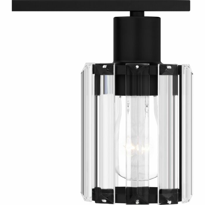 Isla 3-Light Bathroom Vanity Light in Matte Black