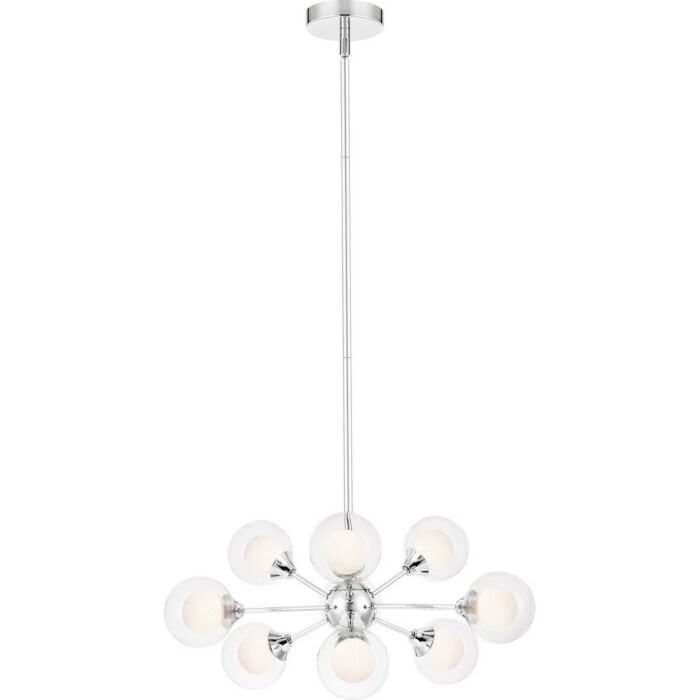 Quoizel Spellbound 9 Light 20 Inch Pendant Light in Polished Chrome