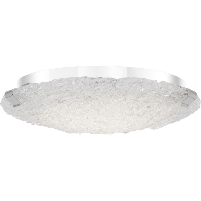 Quoizel Winter 15 Inch Ceiling Light in Polished Chrome