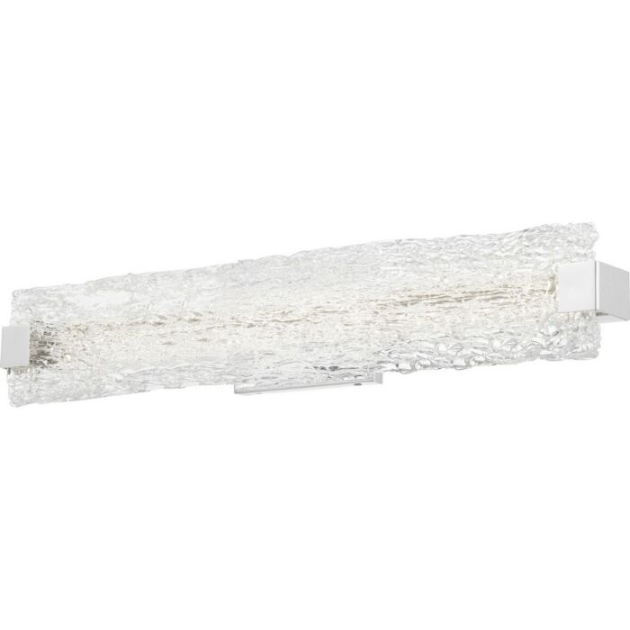 Quoizel Winter 5 Inch Bathroom Vanity Light in Polished Chrome