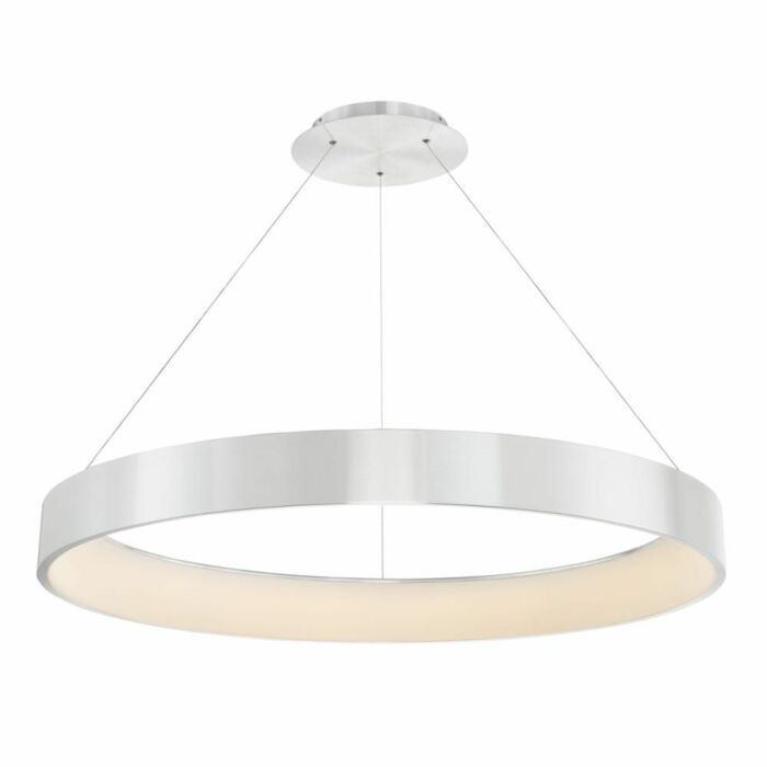 WAC Lighting Corso 1 Light LED Pendant in Brushed Aluminum
