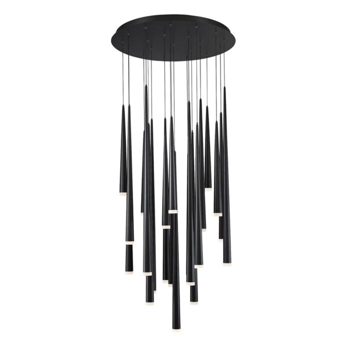 Modern Forms Cascade 21 Light 26 Inch in Black