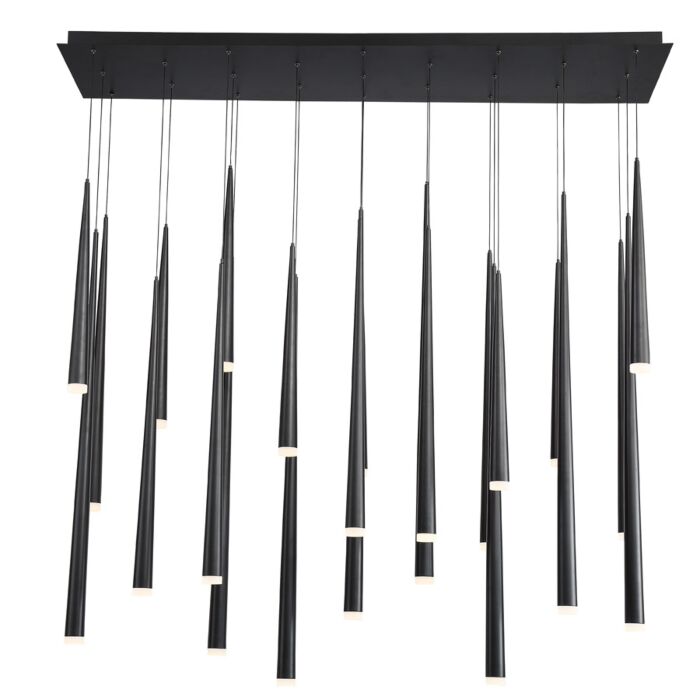 Modern Forms Cascade 23 Light 54 Inch in Black