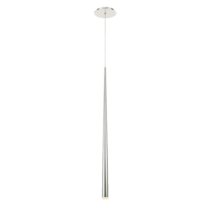 Modern Forms Cascade 7 Inch Pendant Light in Polished Nickel