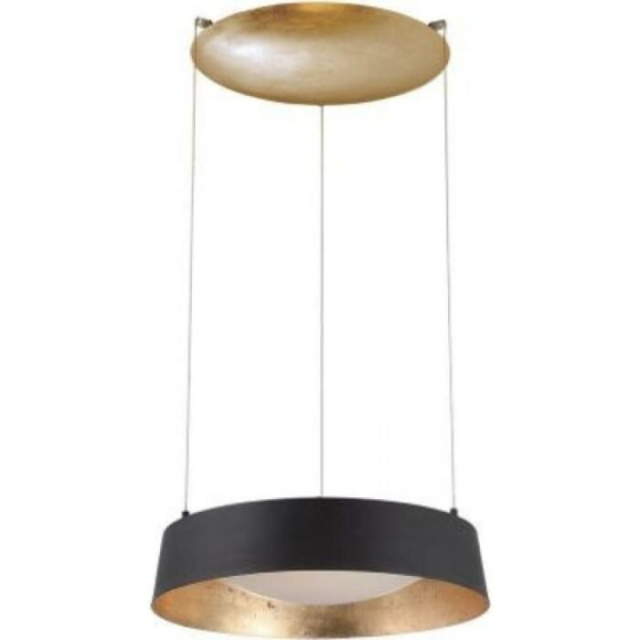 Modern Forms Gilt 1 Light Chandelier in Gold Leaf