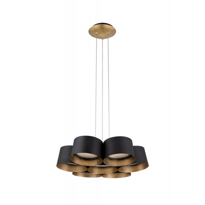 Modern Forms Marimba 7 Light Chandelier in Gold Leaf