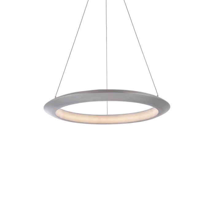 Modern Forms The Ring Pendant Light in Brushed Aluminum