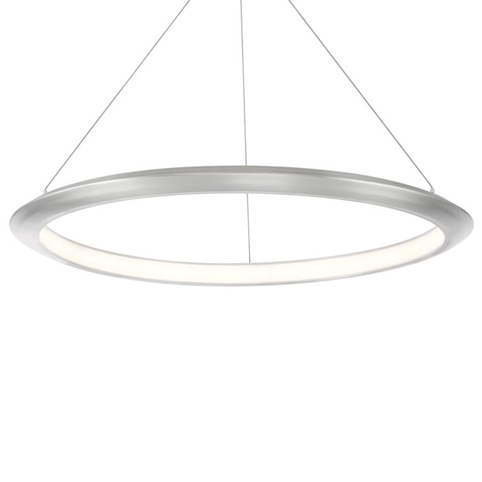Modern Forms The Ring Pendant Light in Brushed Aluminum