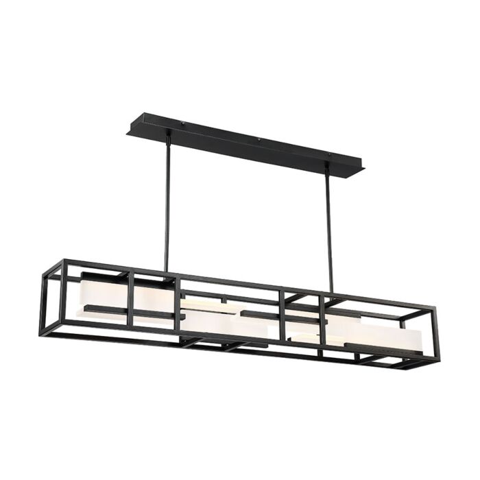 Modern Forms Memory 56 Inch Pendant Lights/Linear Pendant in Black