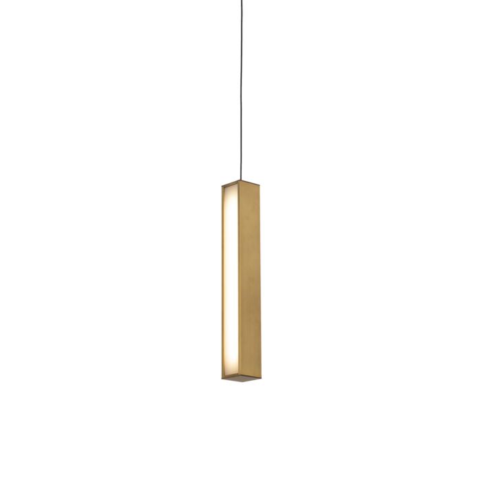 Modern Forms Chaos Pendant Light in Aged Brass