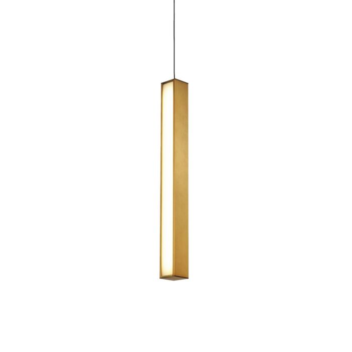 Modern Forms Chaos Pendant Light in Aged Brass