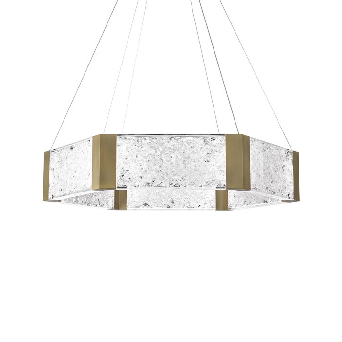 Modern Forms Forever Chandelier in Aged Brass
