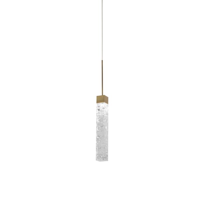 Modern Forms Minx Pendant Light in Aged Brass