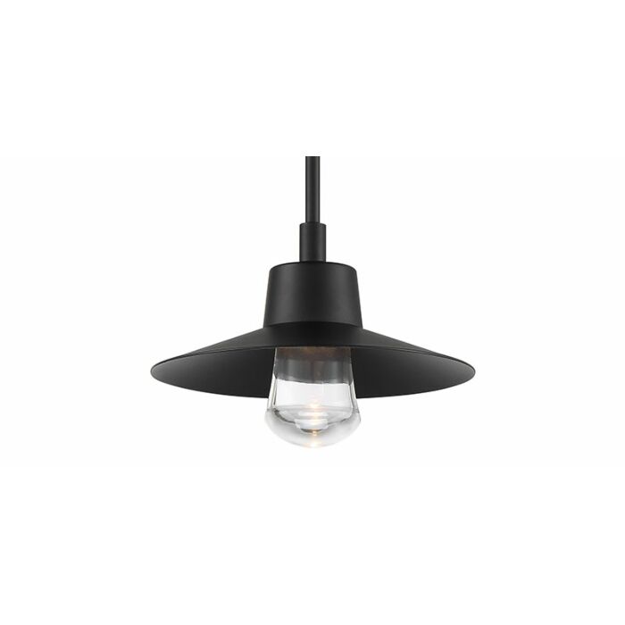 Modern Forms Suspense 4 Inch Outdoor Ceiling Light in Black and Gold