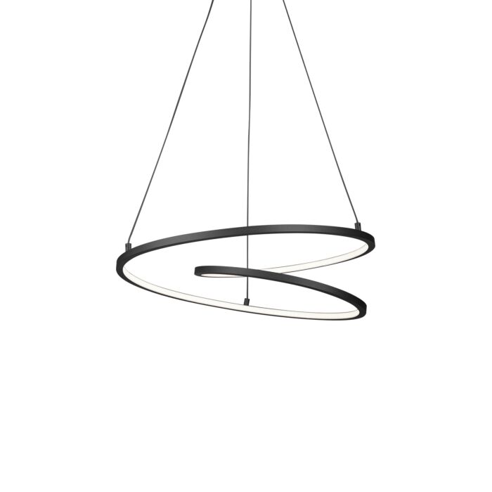 Kuzco Twist LED Pendant Light in Black