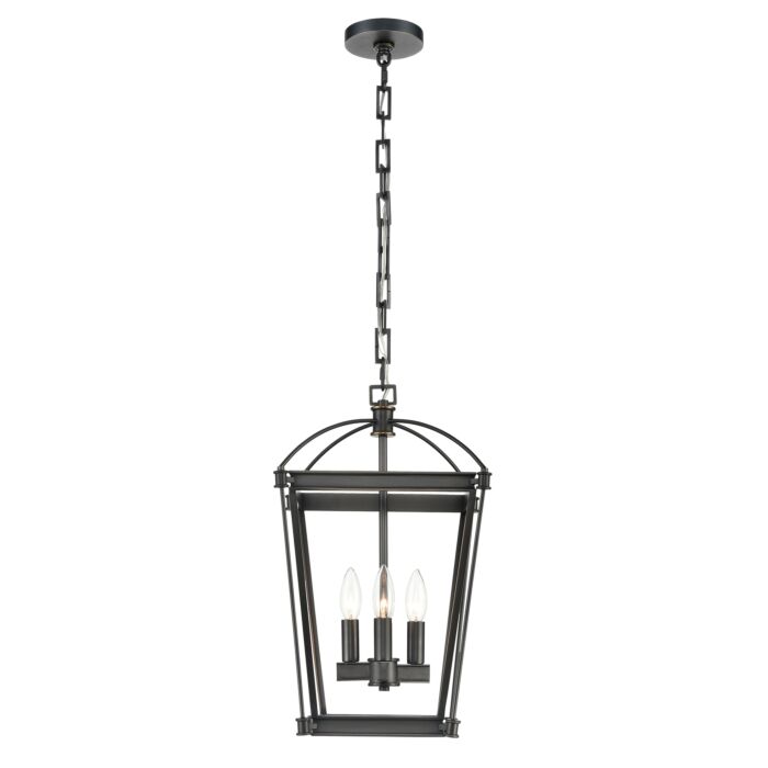 Alora Manor 4 Light Pendant Light in Urban Bronze