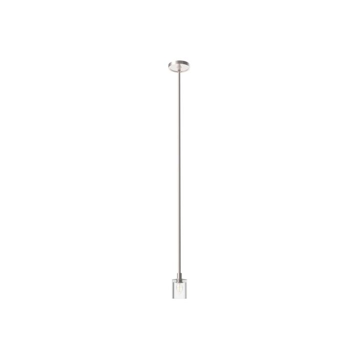 Alora Salita Pendant Light in Polished Nickel And Clear Crystal