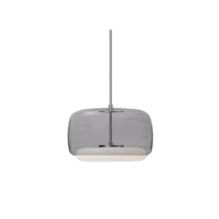 Kuzco Enkel LED Pendant Light in Smoked With Nickel