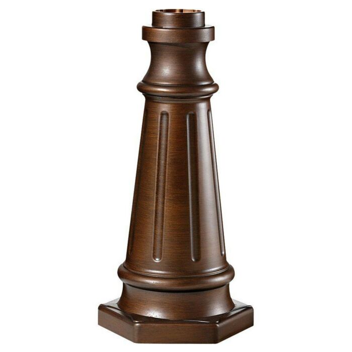 Feiss Post Base in Heritage Bronze Finish